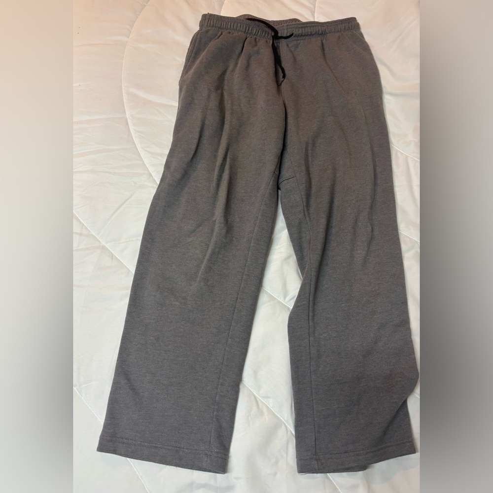 Reebok Men's Gray Joggers with tie waist band sweatpants size large